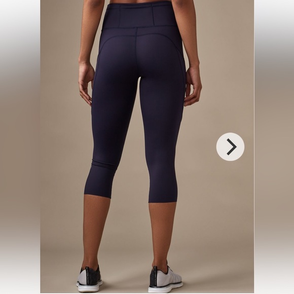 Lululemon Fast & Free Crop (19”) Midnight Navy Size 4 - Picture 3 of 16